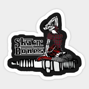 Rude Girl (ska'n bones) Sticker